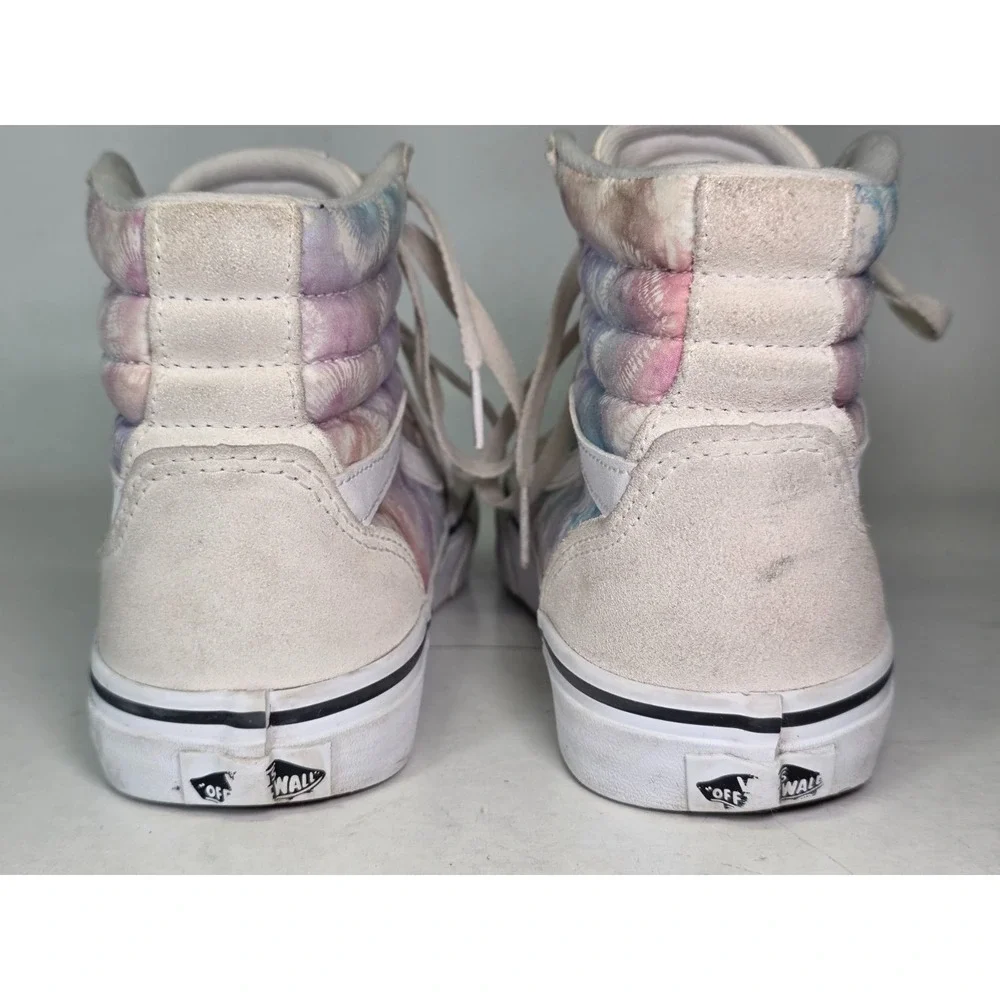 Vans‎ Filmore Hi Heart Tie Dye Women's Sneakers Size 8.5 High Top Suede Shoes